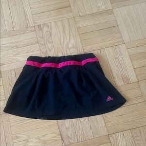Adidas Black and Pink Tennis Skirt